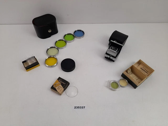 Konvolut Farbfilter DDR Kamera Lichtfilterglas Panchromar E30,5 Aufsatz #235337