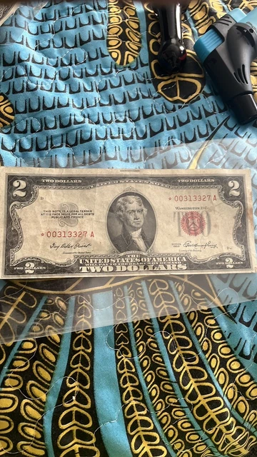 1953-A Red Seal $2 Dollar STAR Note
