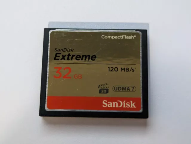 SanDisk Extreme 32GB Compact Flash Card - Memory Card for Digital Camera etc