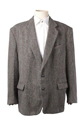 Men's Harris Tweed Lana Herringbone Tweed Blazer Taglia IT 52 UK 42