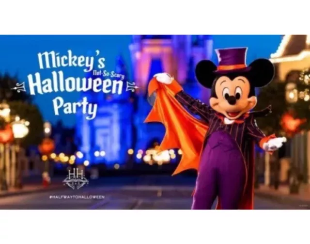 Disneyworld WDW 10/31/23 Mickey's Not So Scary Halloween Party ticket on 10/31