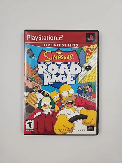 The Simpsons Road Rage PS2 Sony PlayStation 2 CIB Complete