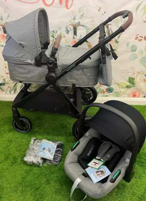 *Maxi Cosi Zelia S Trio Pushchair 3 IN 1 Travel System with Carseat EX-DISPLAY*