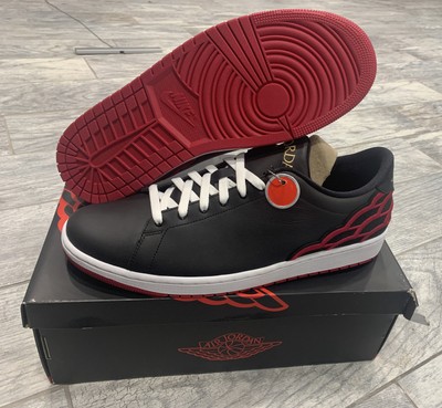 NEW AIR JORDAN 1 LOW Centre Court NIKE Black WHITE Dunk Vintage Retro 80s Sz 14 $99.00 - PicClick