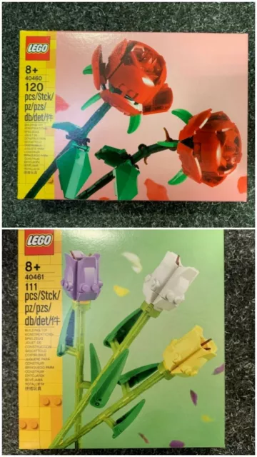 LEGO® 40461 TULIPANI + 40460 rose✓NUOVO & IMBALLO ORIGINALE