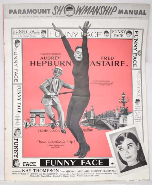 1957 Funny Face Audrey Hepburn Fred Astaire Kay Thompson Michel Auclair Flemyng 2