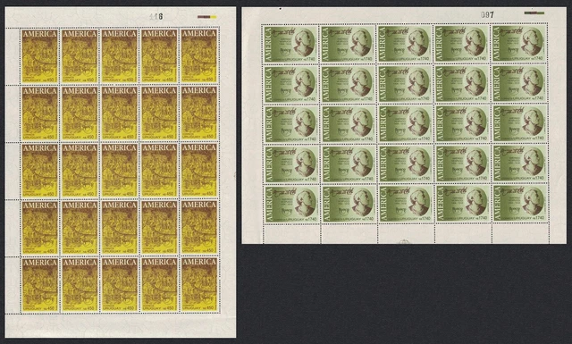 Uruguay Amerigo Vespucci Voyages of Discovery UPAEP 2v Sheets 1991 MNH