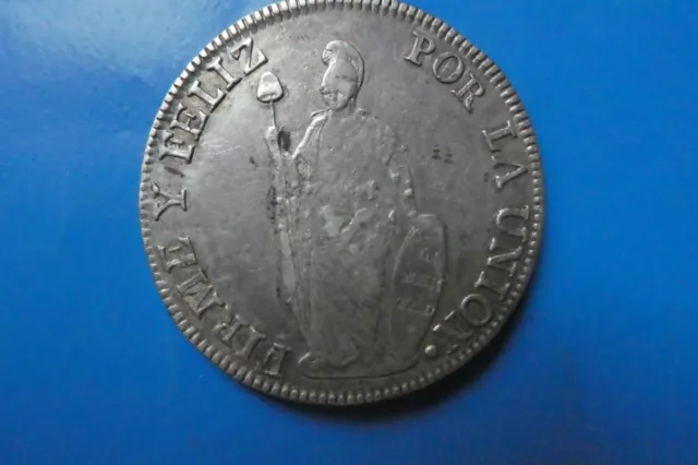 Perou Peru 8 Reales 1841 Argent Silver +++++++++++++++++++ 2