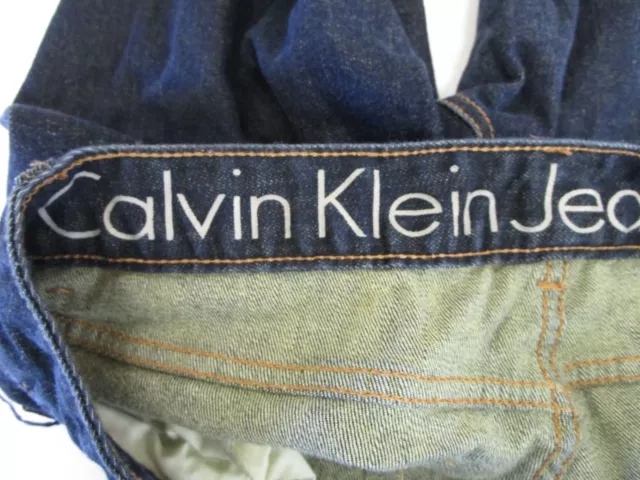 Calvin Klein Womens 10 Straight Leg Jeans Denim 3