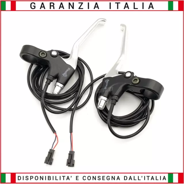 Coppia Leve freno per Bicicletta Elettrica E-Bike - Connessione Standard