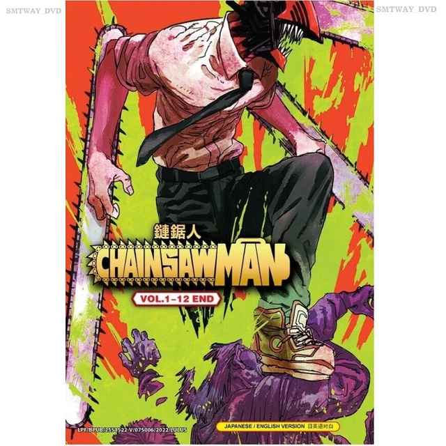 DVD ANIME CHAINSAW Man Complete TV Series (112 End) English Dub, All