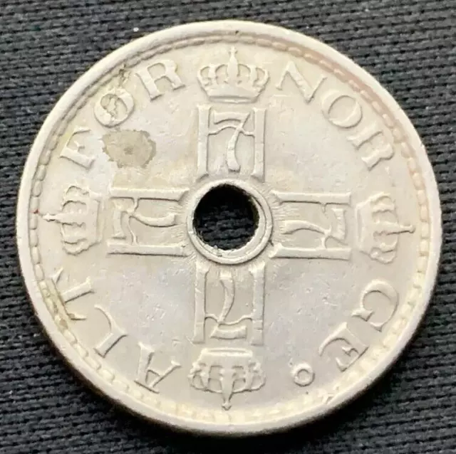 1949 Norway 50 Ore coin XF  1 Million Minted        #N107