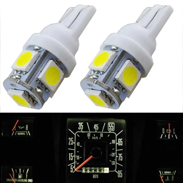 Gauge Cluster LED Instrument Dash Bulbs White For Ford 1973-1979 F100-F350 Truck