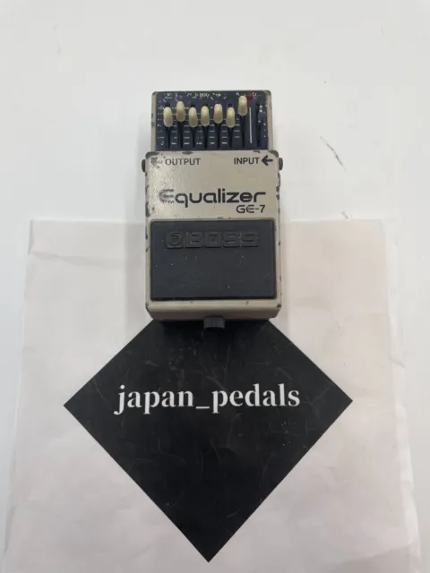 BOSS GE-7 Guitar Effect pedal Graphic 7Band Equalizer Body from Japan JP fedex