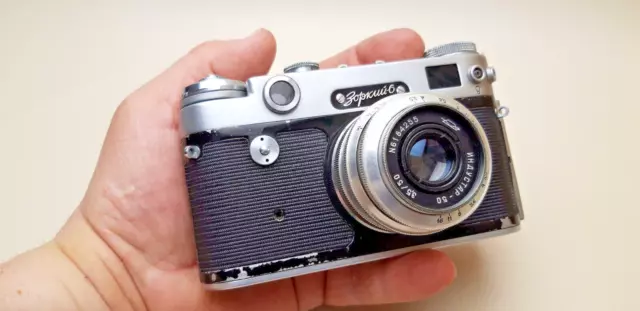ZORKI 6 SOVIET RANGEFINDING CAMERA Soviet Russian 35mm Industar 50 Lens
