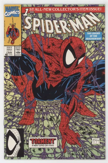 Spider-Man 1 Marvel 1990 NM Todd McFarlane Green Torment
