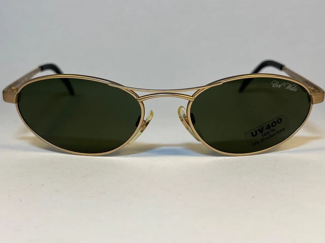 Lunettes De Soleil Aviateur SIMON SPURR - Doré, Verres Marron, 100% UV, Neuf Sans étiquette