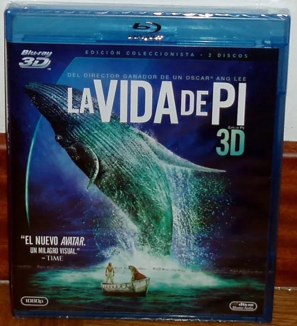 La Vie De Pi Combo Blu-Ray 3D + Blu-Ray Neuf Scellé Action (Sans Ouvrir) R2