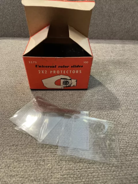 Protectores universales de color 2x2 vintage en caja casi una caja completa