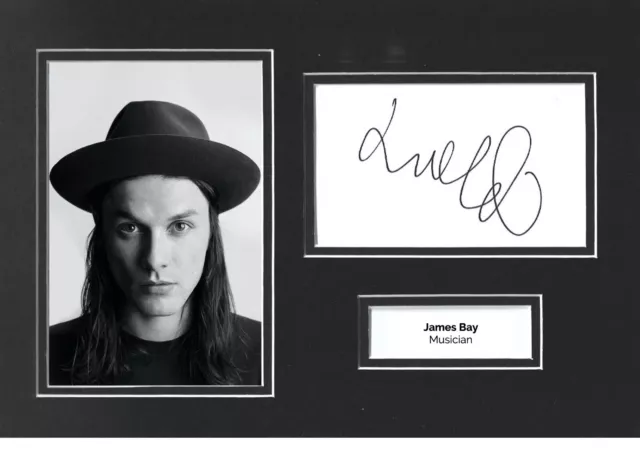 James Bay Signed 12x8 Photo Display Singer Autograph Memorabilia COA