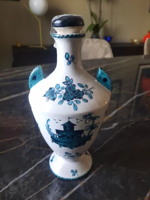 Bottiglia ceramica pubblicitaria liquore Luxardo ZARA Faenza