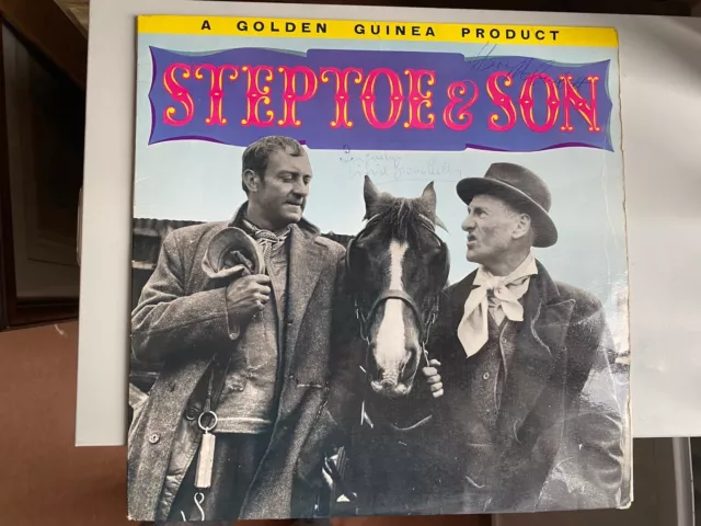 Steptoe & Son genuine signed 1962 LP. Wilfrid Brambell and Harry H Corbett