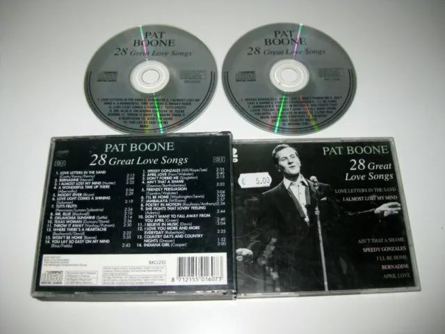 Pat Boone 2CD 28 Great Love Songs