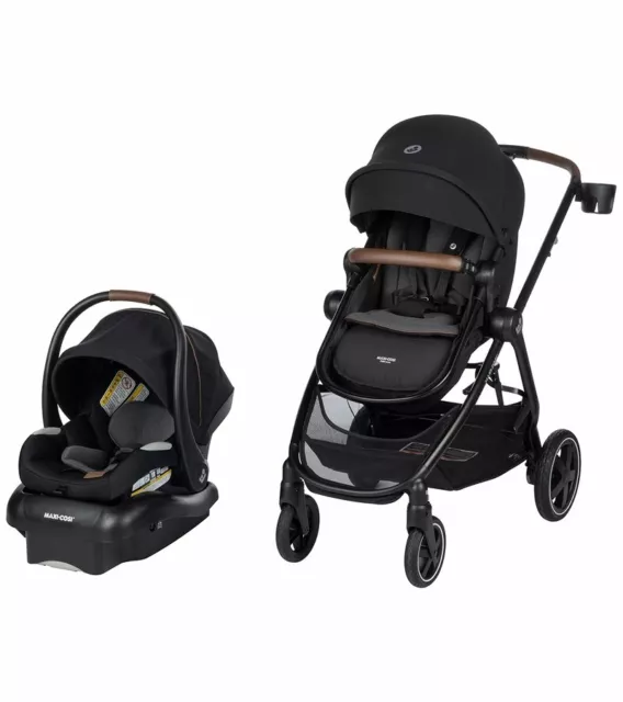 Maxi-Cosi Zelia Luxe Travel System - New Hope Black - New, Open Box