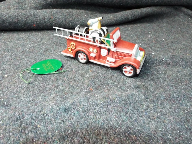 Dept 56  Fire Truck Heritage Christmas Village City Fire Dept. MIB 5547-6