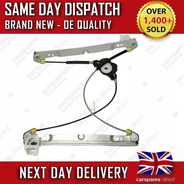 Ford Fiesta Mk5 Mk6 Front Right Window Regulator 3 Door Driver 2001-08 Electric