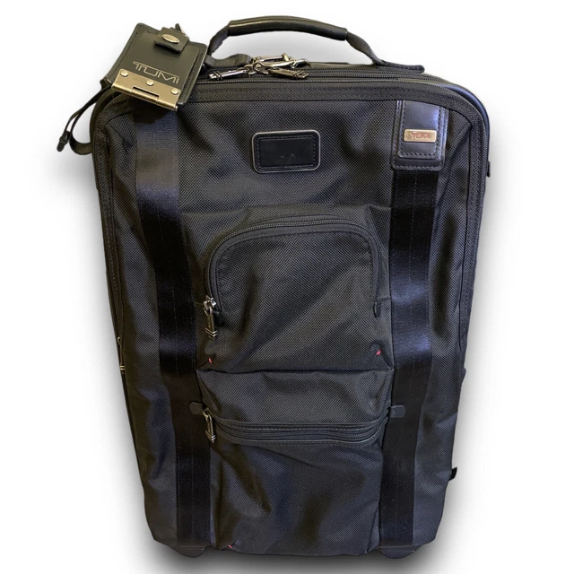 TUMI Alpha Bravo McConnell Zip Expandable Carry-On Wheel Suitcase Black 22420DH2