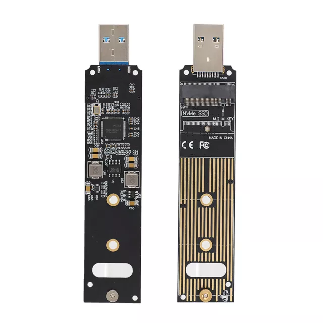 M.2 NVME SSD to USB Adapter Board Card 10Gbps USB3.1 Gen 2 Bridge Chip to M2 Key