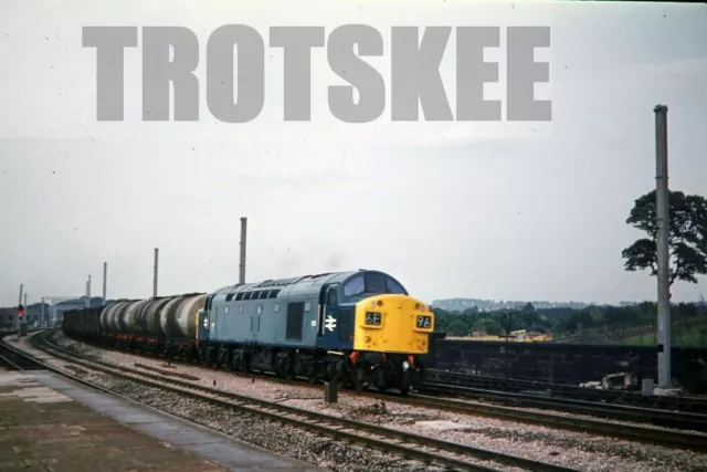 35mm Slide BR British Rail Diesel Loco Class 40 325 Lancaster 1973 Original
