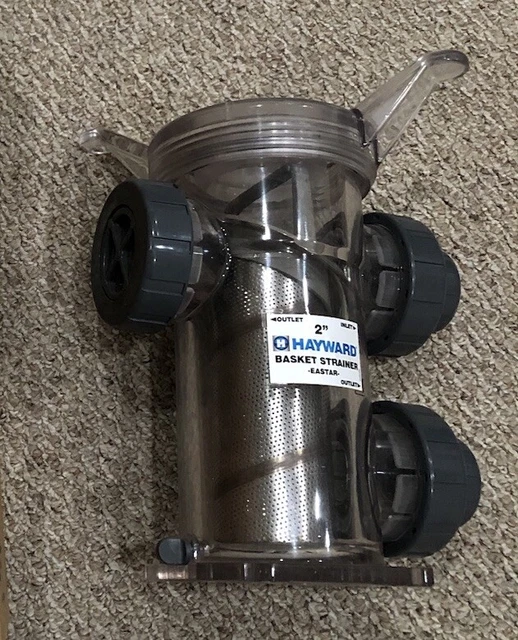 HAYWARD SBC200ST 2& SIMPLEX BASKET STRAINER Clear CLR FPM Oring
