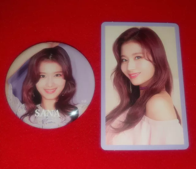 #TWICE Japan SANA Album Photocard Button Limited Edition Konzert Tour Kpop Merch