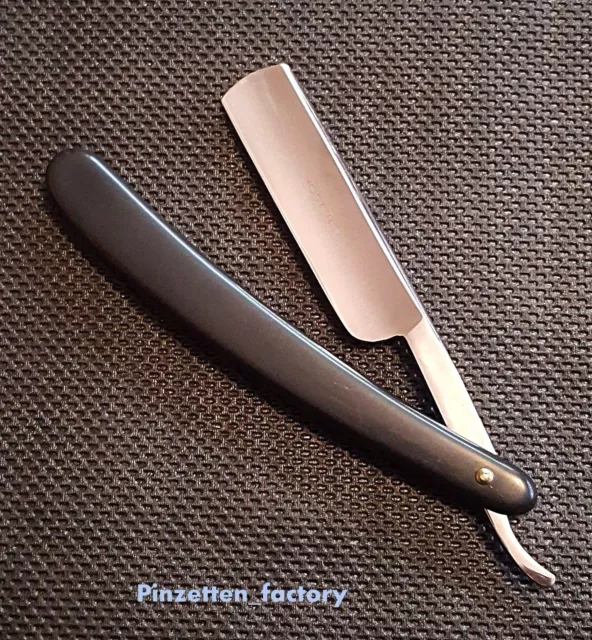 Rasiermesser Japan Stahl Extra Fine Qualität  16 cm,schwarzer Griff(Kunststoff)