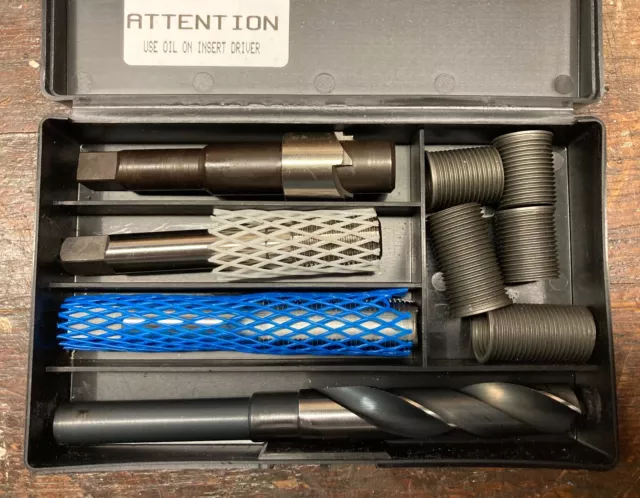 Time-Sert  5/8-18 Inch Thread Repair Kit .. Used Once ..  .85" + 1.25" Inserts
