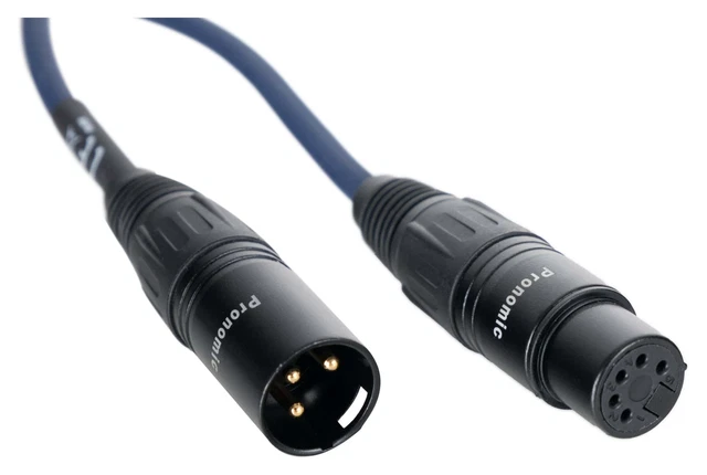 Câble XLR DMX Cannon 10m Mâle/Femelle VSnetwork - Câble Micro Professionnel Équilibré