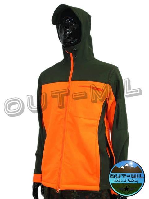 Giacca Softshell Uomo - Leggera, Antivento, Impermeabile, Multitasche Per Trekking