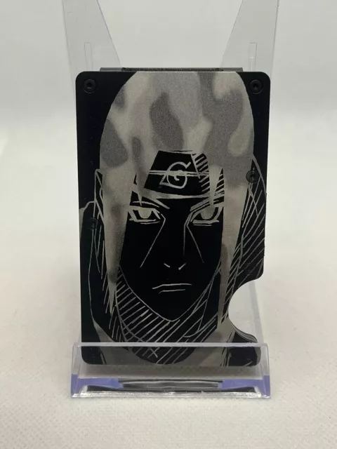 Itachi Uchiha Metal Minimalist Wallet Card Case From Naruto Shippuden Anime