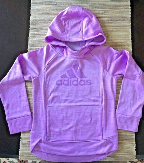 Adidas Little Girls' Purple Hoodie Size 5