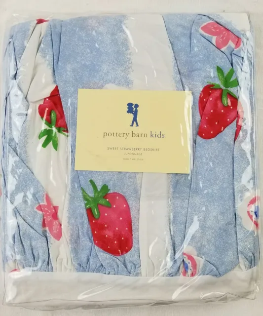 Falda de cama de fresa dulce doble cerámica granero niños diseñador decorativo