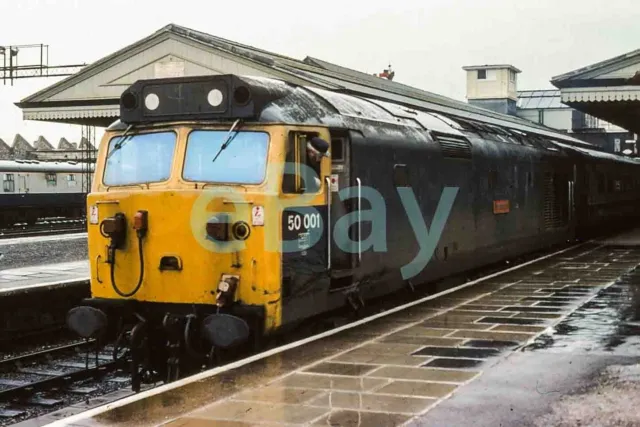 Uk Diesel Train Railway Photograph Of Class 50 50001. Rm50-07