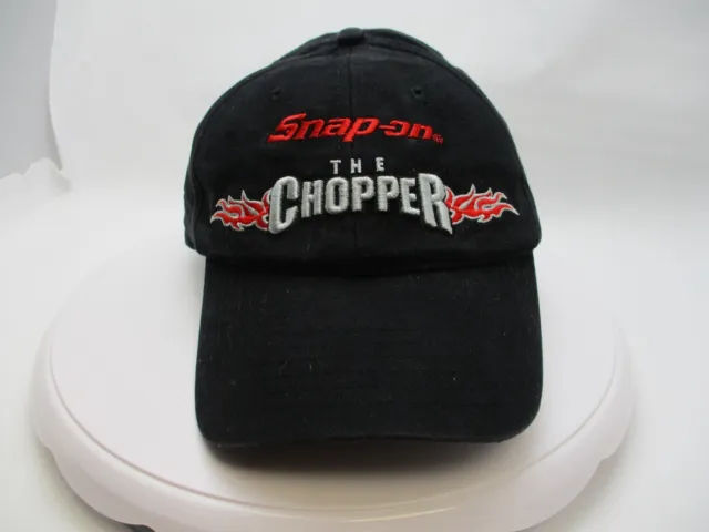 Snap On Tools Hat Cap Mens Black The Chopper Strap Back Adjustable K Products