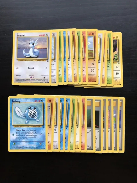 Pokemon TCG: Base Set 2, Uncommon & Common x28 Cards, Unlimited, NM/LP