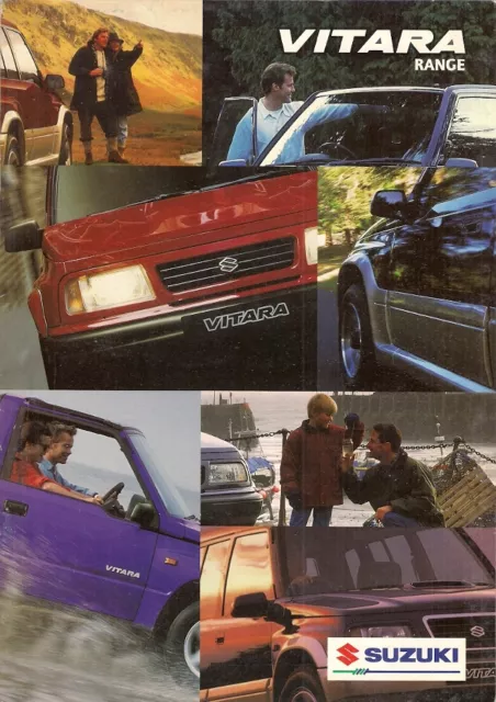 Suzuki Vitara 1997-98 UK Market Brochure 2.0 V6 TD 1.6 Sport Estate Soft Top