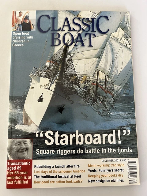 CLASSIC BOATS MAGAZINE Square Riggers Do Battle In Fjords No 162 ...
