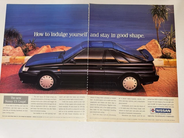 サニー 1990 Nissan Sunny 1.8 ZX Specs Review (95 kW / 129 PS / 127