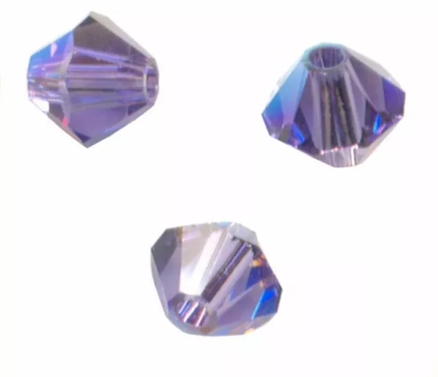 site francais 20 PERLES TOUPIES SWAROVSKI   5mm   TANZANITE AB