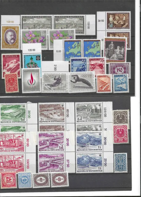 Österreich Lot Nr. 322: Briefmarken postfrisch